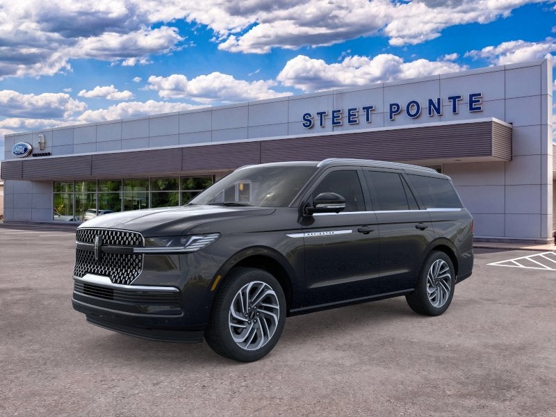 2026 Lincoln Navigator Reserve in Infinite Black — front three-quarter view